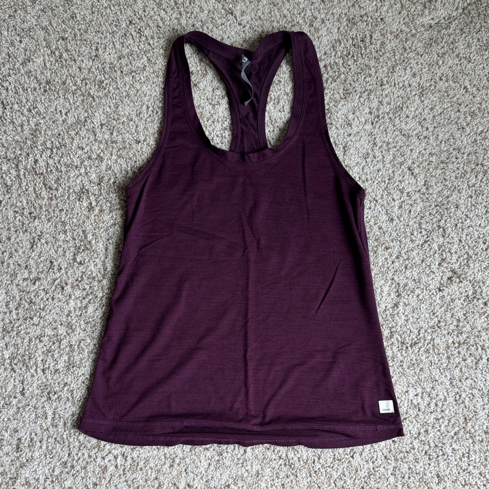 Vuori Deep Purple Racerback Tank Top